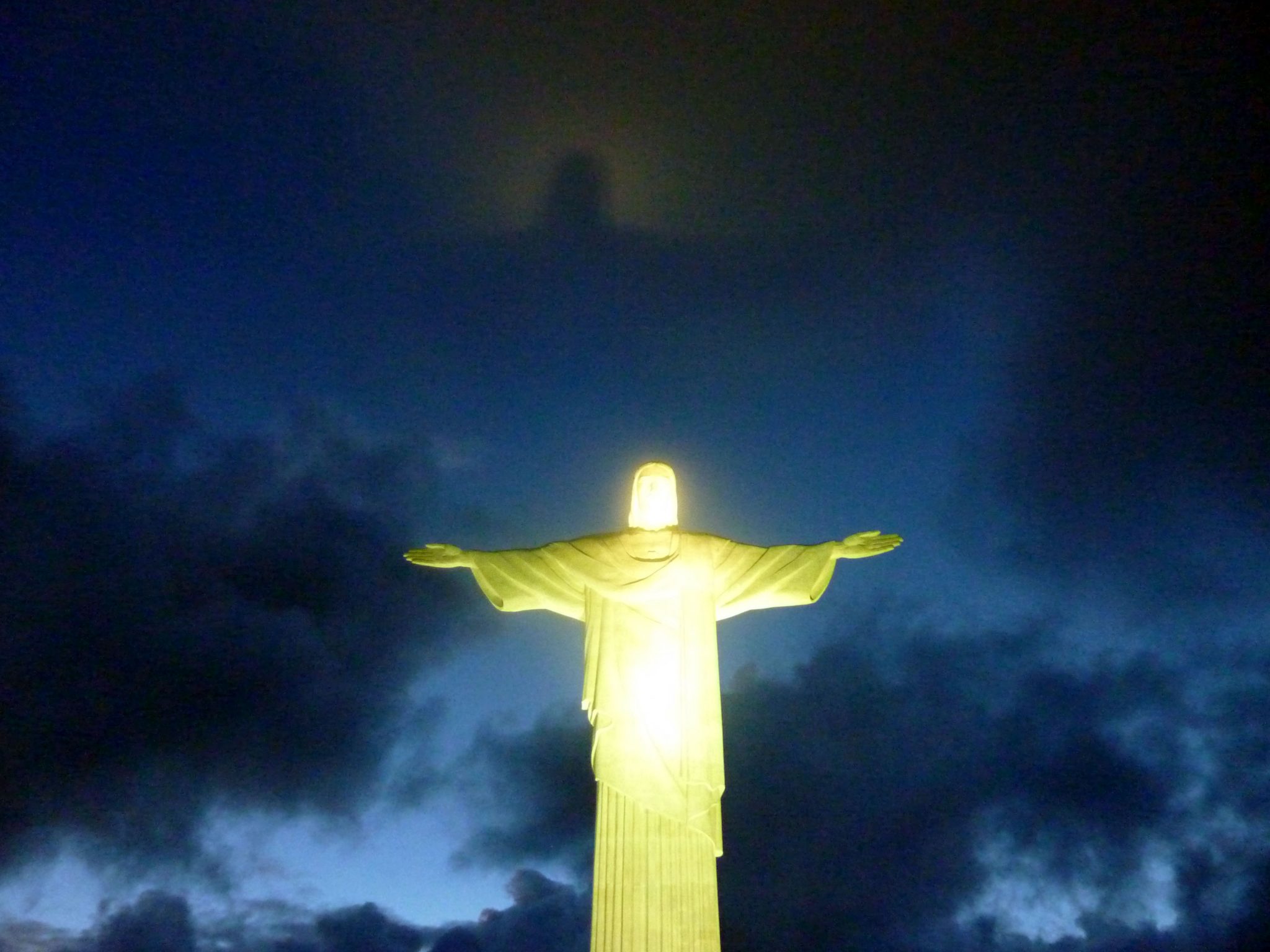Christo mit Heiligenschein