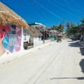 Sandige Wege auf Holbox Mexiko