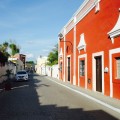 Koloniale Straßen Valladolid Mexico Yucatan