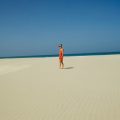 Düne weißer Sand Kap Verde Boa Vista