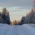 Straßen Winter Finnland